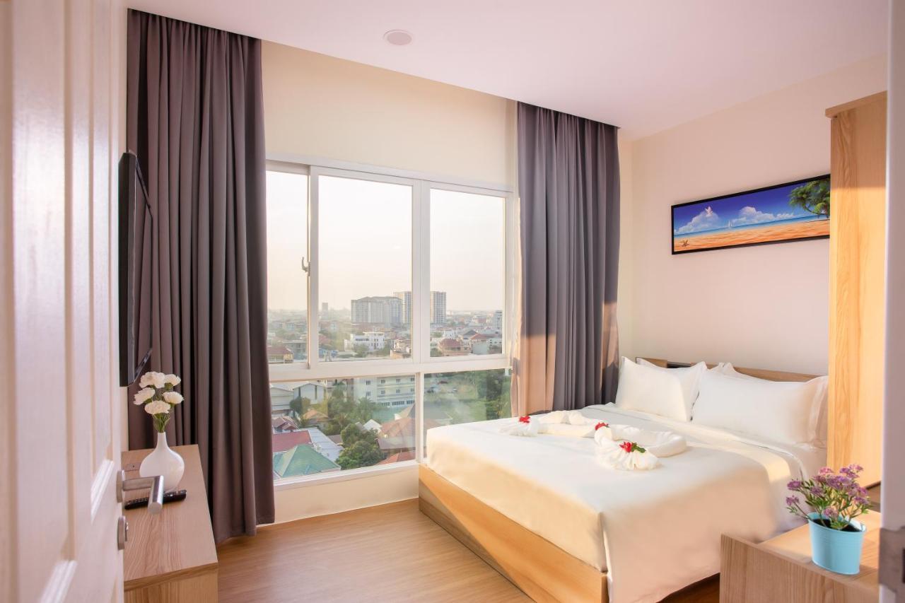 Tk View Hotel & Apartment Phnom Penh Extérieur photo